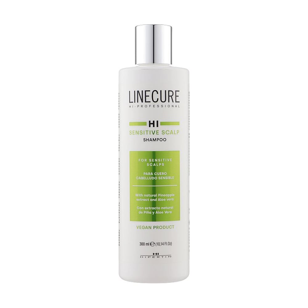 Шампунь Hipertin Linecure Vegan Sensitive Scalp Shampoo для чутливої шкіри голови, 300 мл