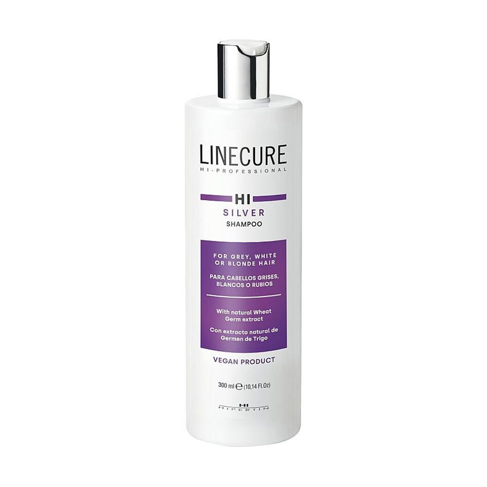 Шампунь Hipertin Linecure Vegan Silver Shampoo для світлого та фарбованого волосся, 300 мл
